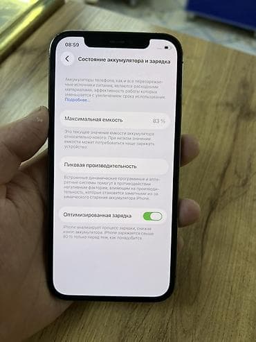 айфор 13: IPhone 12 Pro, Графит, 83 % — 3
