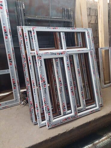 наклейки для стены: Пластиковое окно на заказ, Тип окна: Витражные, Мансардные, Панорамные, Бесплатная установка, Без рассрочки — 2