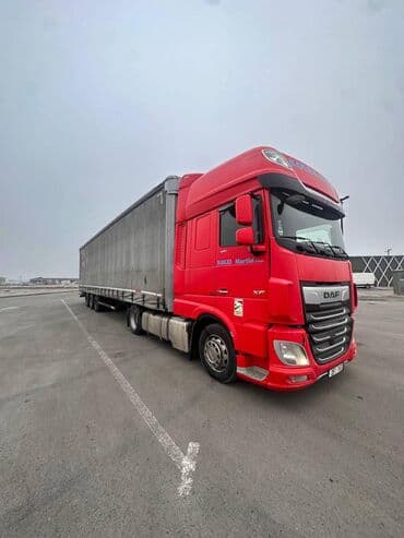 рено премиум: Прицеп, DAF, Шторный, от 12 т, Б/у — 4