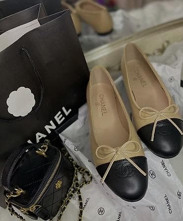 мило мер: Босоножки, 39, Chanel, Новый, цвет - Бежевый, Самовывоз — 3