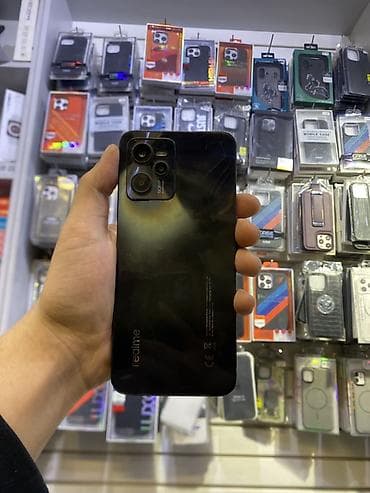 Realme Б/у, 128 ГБ, цвет - Черный, 2 SIM at lalafo.kg Realme Б/у, 128 ГБ, цвет - Черный, 2 SIM