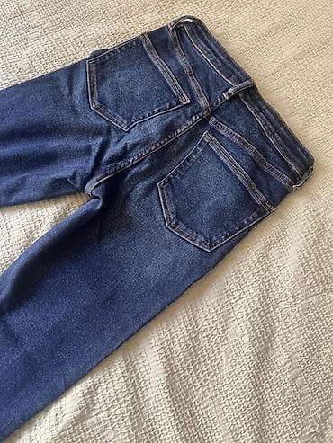 джинсы mango: Джинсы, Скинни, Mango, Средняя талия, Стрейч, XS — 1