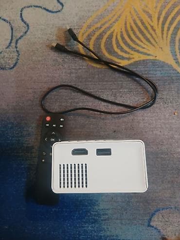 презентор: Мини-проектор с пультом ДУ и кабелем Компактный LED‑проектор в — 5