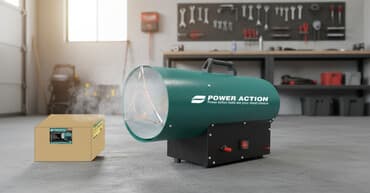 нагреватель для аквариума: Газовая тепловая пушка POWER ACTION GH30M - Мощность обогрева: 30 kW — 1