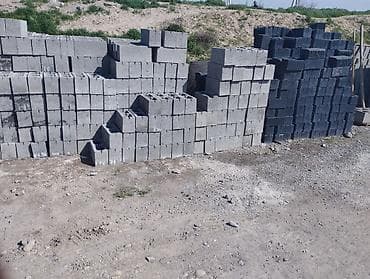 апарат для пескоблока: Шлакоблок и газоблок для строительства - Материал: серый полнотелый — 5