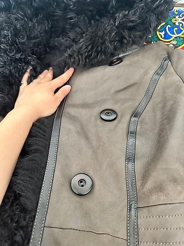 родий: Невероятно теплая дубленка из натуральной кожи и меха каракуля(ягненка — 3