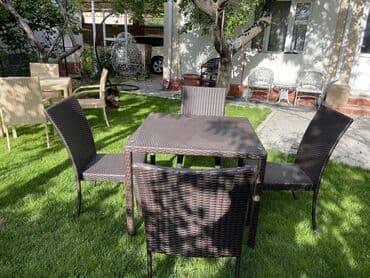 столик обеденный: Комплект садовой мебели — 2