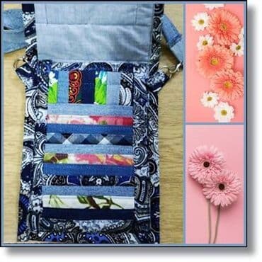 Кол сааттар: Сумочки, лоскутные для мобильного телефона. Ручная работа — 3