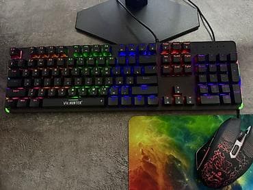 чехол редми нот 9 с: Игровой комплект V.V.Hunter: клавиатура + мышь -2000 сом - — 3