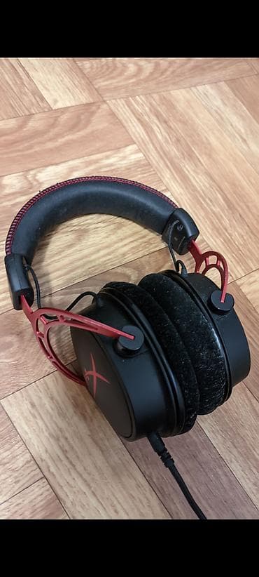 Аудиотехника: Проводные гарнитуры, HyperX, Б/у, цвет - Черный — 2