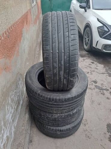 шины на аккорд: Шины 255 / 55 / R 18, Лето, Б/у, Комплект, Легковые, Япония, Continental — 4