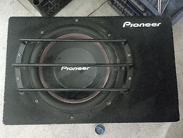 зарядка аккумуляторов: Автомобильный сабвуфер Pioneer в корпусе с встроенным усилителем. - — 2