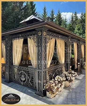 Мебель: Кованые металлические конструкции для дворов и террас - Изготовление — 4
