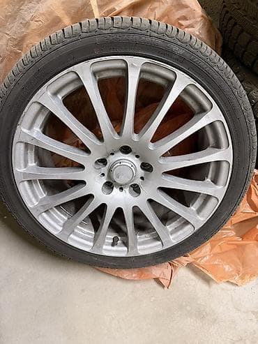 r18 audi: Колеса в сборе 225 / 40 / R 18, Лето, Б/у, Комплект, Легковые, Литые, отверстий - 5 — 1