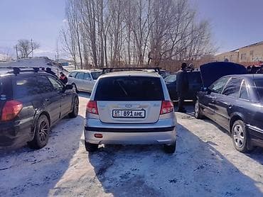 спартивные машины: Hyundai Getz, 5‑дверный хэтчбек, серебристый цвет. Кузов и экстерьер — 3