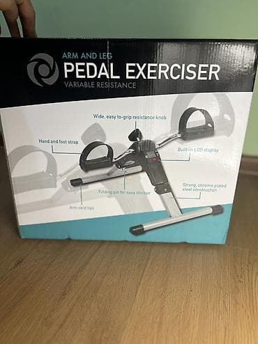 мини тренажер для ног: Велотренажер для рук и ног (pedal exerciser) Компактный педальный — 4