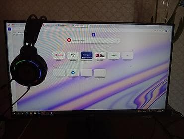 Комплект для ПК: монитор AOC + проводная клавиатура Borofone + игровая