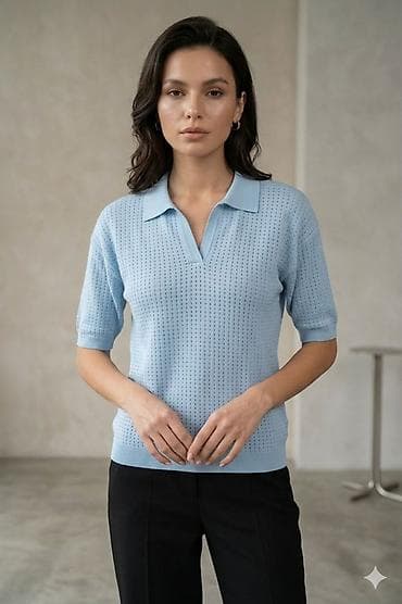 мужские джинсы с дырками: Кофта, На пуговицах, Стандарт — 1