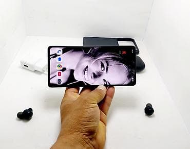 pixel fold: Poco M6 Pro, Б/у, 256 ГБ, цвет - Черный, 1 SIM, 2 SIM, eSIM — 3