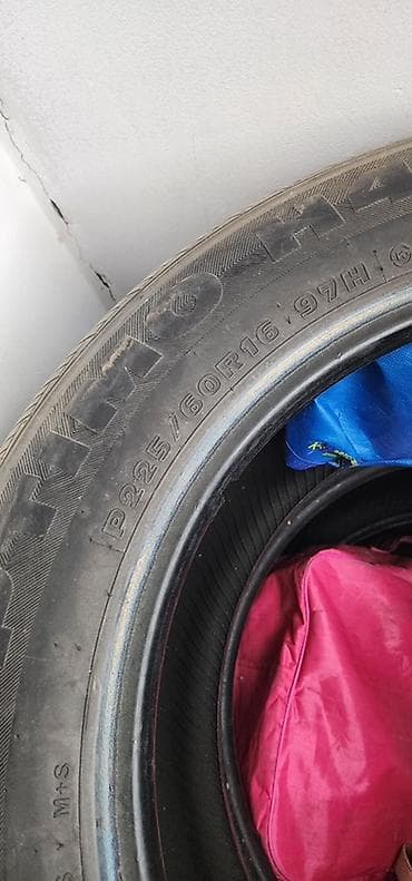 r 21: Шины 225 / 60 / R 16, Лето, Б/у, Комплект, Легковые, Корея, Hankook — 2