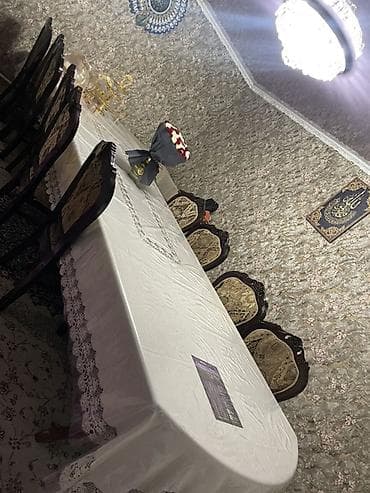 Лак жана боёк материалдары: Конок бөлмөсү үчүн үстөл жана отургуч, түсү - Алтын — 2