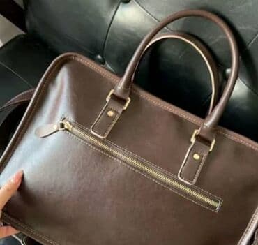 Киреге берилүүчү кийимдер: Портфель, Жаңы, Материалы: Нукура булгаары, Эркектердики — 7