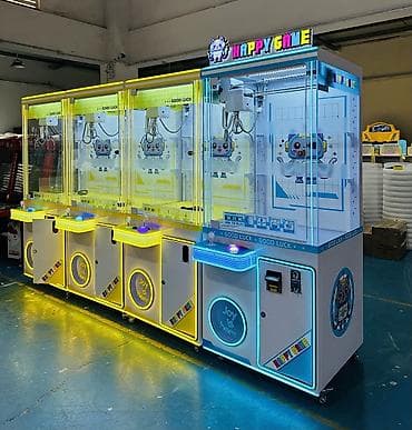 скупка музыкального оборудования: Игровой автомат “кран-машина” (claw machine) HAPPY GAME с неоновой — 1