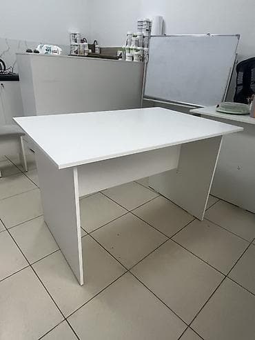 foldable table: Кухонный стол и стул, цвет - Белый — 3