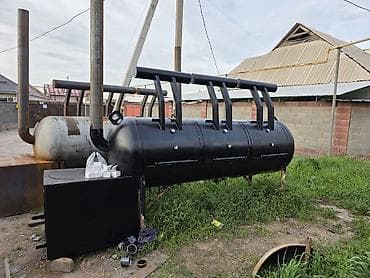 аппарат для копчения мяса: Промышленная коптильня/мангал-барбекю из толстостенной стали - — 8