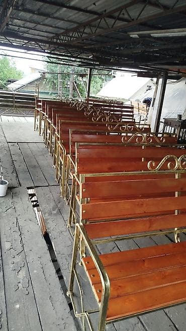 Скамейка Со спинкой, Без крыши — 1