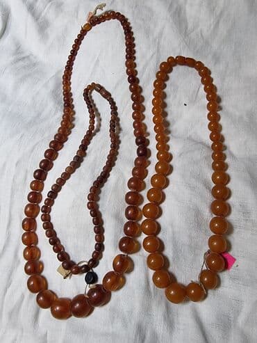 бонбоньерки из сухофруктов: Янтарные БУСЫ КАЛИНИНГРАД СССР БОЛЬШИЕ длинные Цена - 22 000 сом — 1
