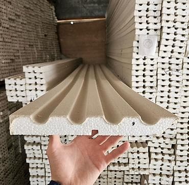 Декоративные фасадные элементы из пенополистирола с защитным покрытием