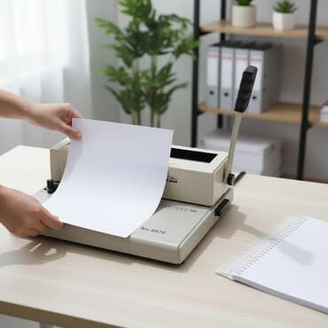 офисный принтер: Брошюратор/переплетная машина на металлическую пружину — 1