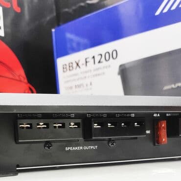 Башка аудиотехника: ALPINE BBX-F1200. Этот новый усилитель BBX предаставляет вам качество — 3