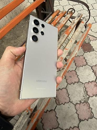 Samsung Galaxy S24 Ultra, Б/у, 512 ГБ, цвет - Серый, 1 SIM, eSIM