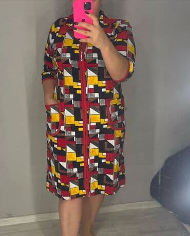 домашние халаты больших размеров: Халат, Велюр, Турция, XS, S, M — 2