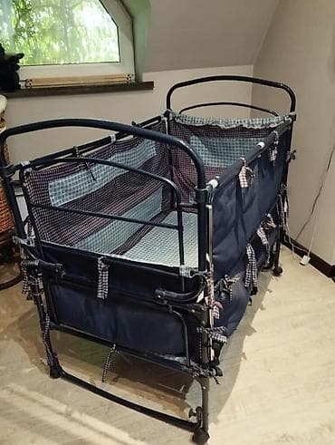 коляска жаны: Детская кроватка,дерево,,все чисто.3500 сом Детская — 4