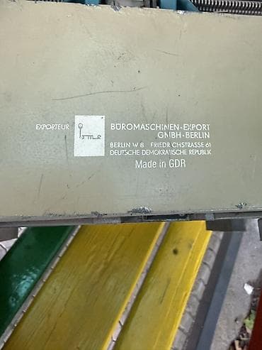 Оборудование для типографии: Пишущая машина BME (Buromaschinen-Export GmbH, Berlin), производство — 2