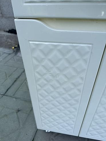 комоды шкафы тумбы: Тумба для ванны, Б/у, С раковиной, Другой материал, Самовывоз, цвет - Белый — 4