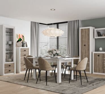 пуфик для магазина: Узкий комод 5 ящиков Koen ясень снежный КОМ5S Создан для комфортной — 2