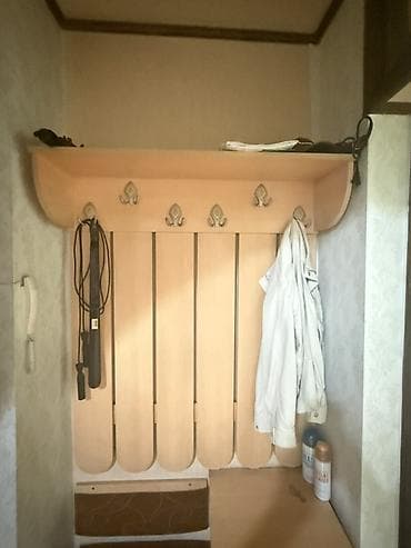 Гарнитуры для зала: Гарнитур для прихожей, Б/у, Вешалка, ДСП, Самовывоз, цвет - Бежевый — 5