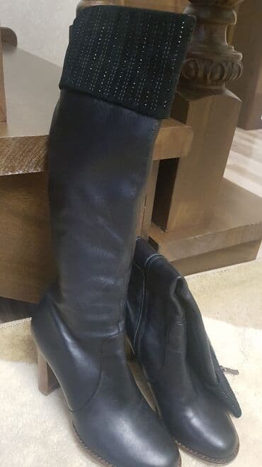 купить рабочие сапоги с утеплителем: Сапоги, 38, Kadandier, Новый, цвет - Черный, Бесплатная доставка — 10