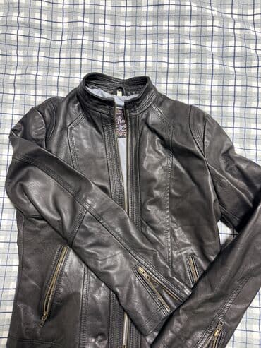 кыргызские национальные платья на прокат бишкек: Кожаная куртка, Классическая модель, Натуральная кожа, Приталенная модель, С меховой отделкой, Удлиненная модель, M — 4