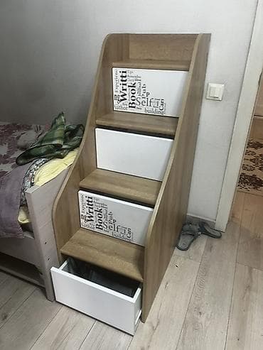 Балдар керебети: Балдар үчүн эки ярустуу, ЛДСП, түсү - Күрөң — 4