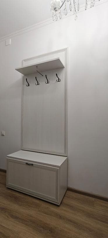 Эмерек: Кире бериш үчүн гарнитур, Колдонулган, ДСП, түсү - Ак — 7