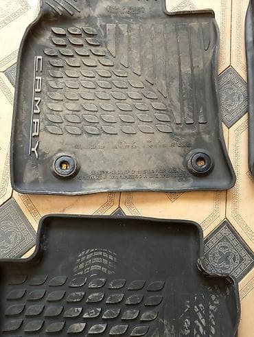 чехол хонда фит: Родные Резиновые Полики Для салона Toyota, цвет - Черный — 2