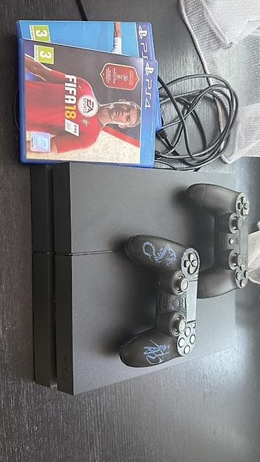 Игровая консоль Sony PlayStation 4 (PS4) с комплектом аксессуаров и lalafo.kg да Игровая консоль Sony PlayStation 4 (PS4) с комплектом аксессуаров и