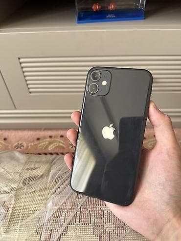 IPhone 11, Б/у, 64 ГБ, Черный, Чехол, 76 % at lalafo.kg IPhone 11, Б/у, 64 ГБ, Черный, Чехол, 76 %