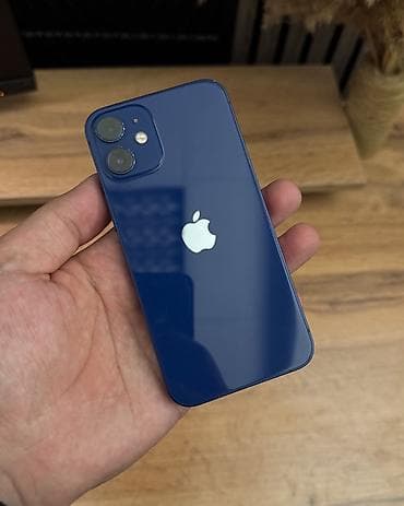 IPhone 12 mini, Б/у, 128 ГБ, Синий, 96 %