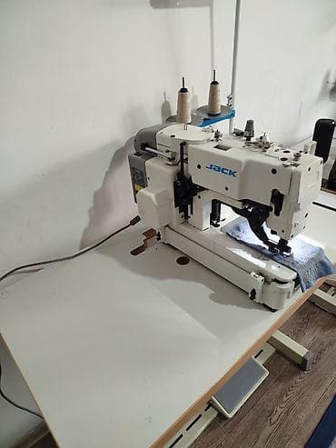 Оборудование для швейных цехов: Промышленная петельная швейная машина JACK (автомат для выполнения — 1